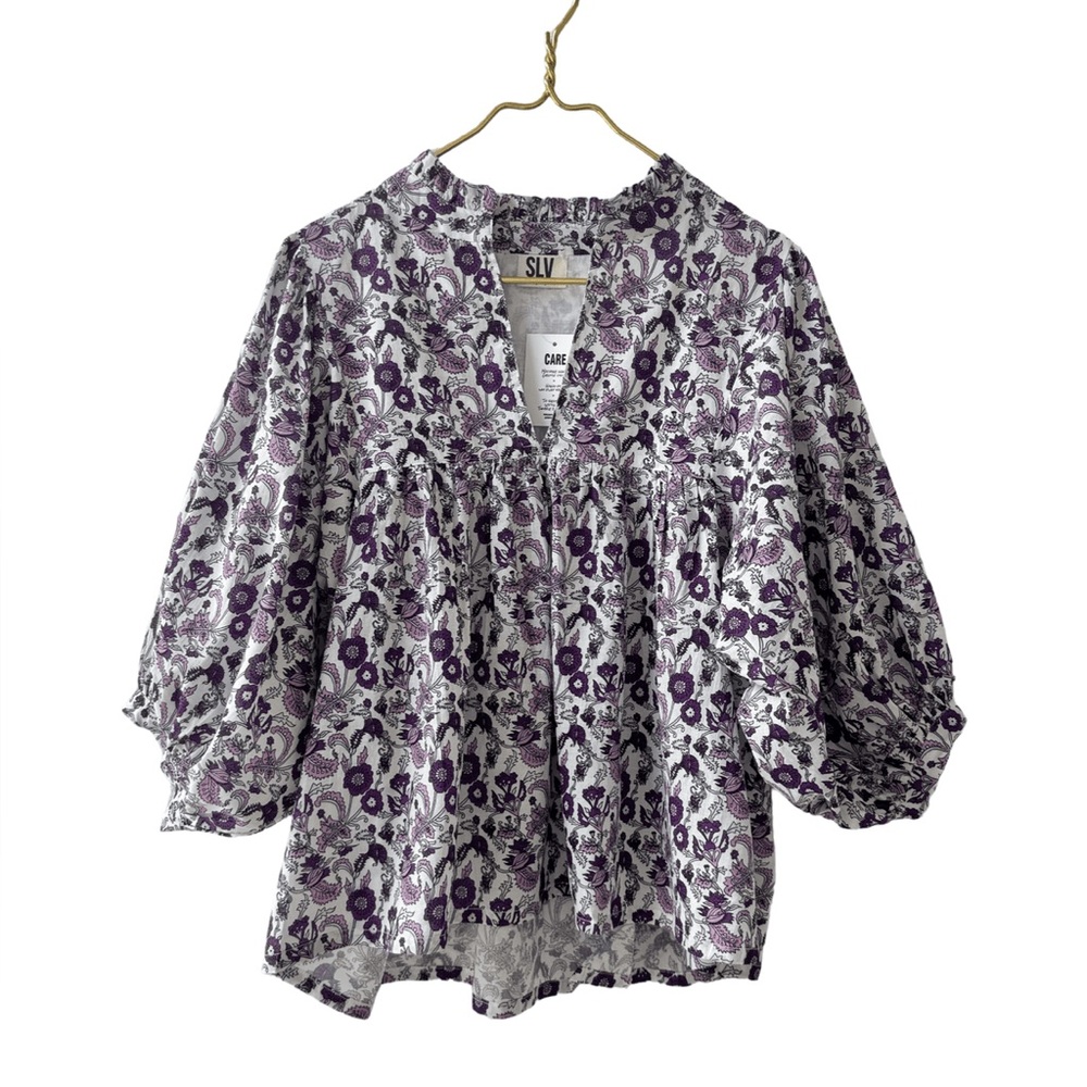 SLV SUR La Vague WORTH CLASSIC BLOUSE
ONE SIZE   Easy to Wear!